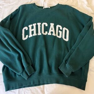 H&M Teal Sweatshirt